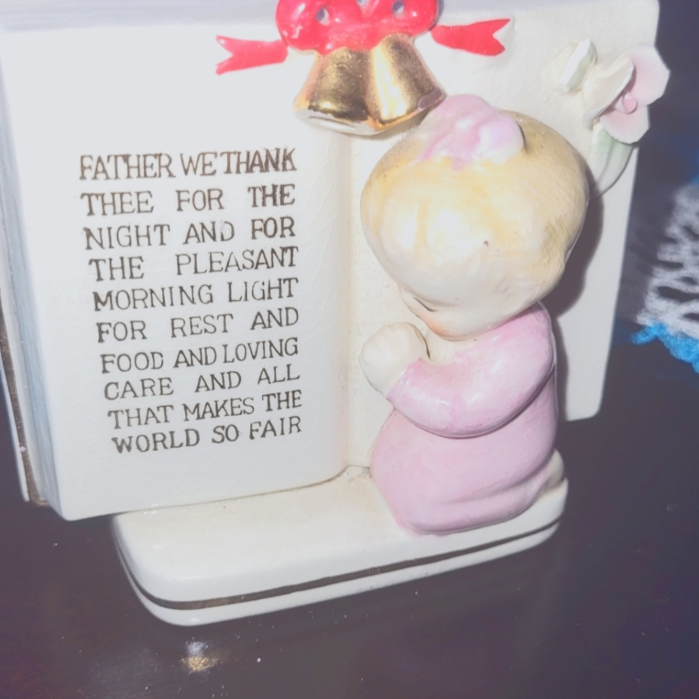 Ceramic baby saying